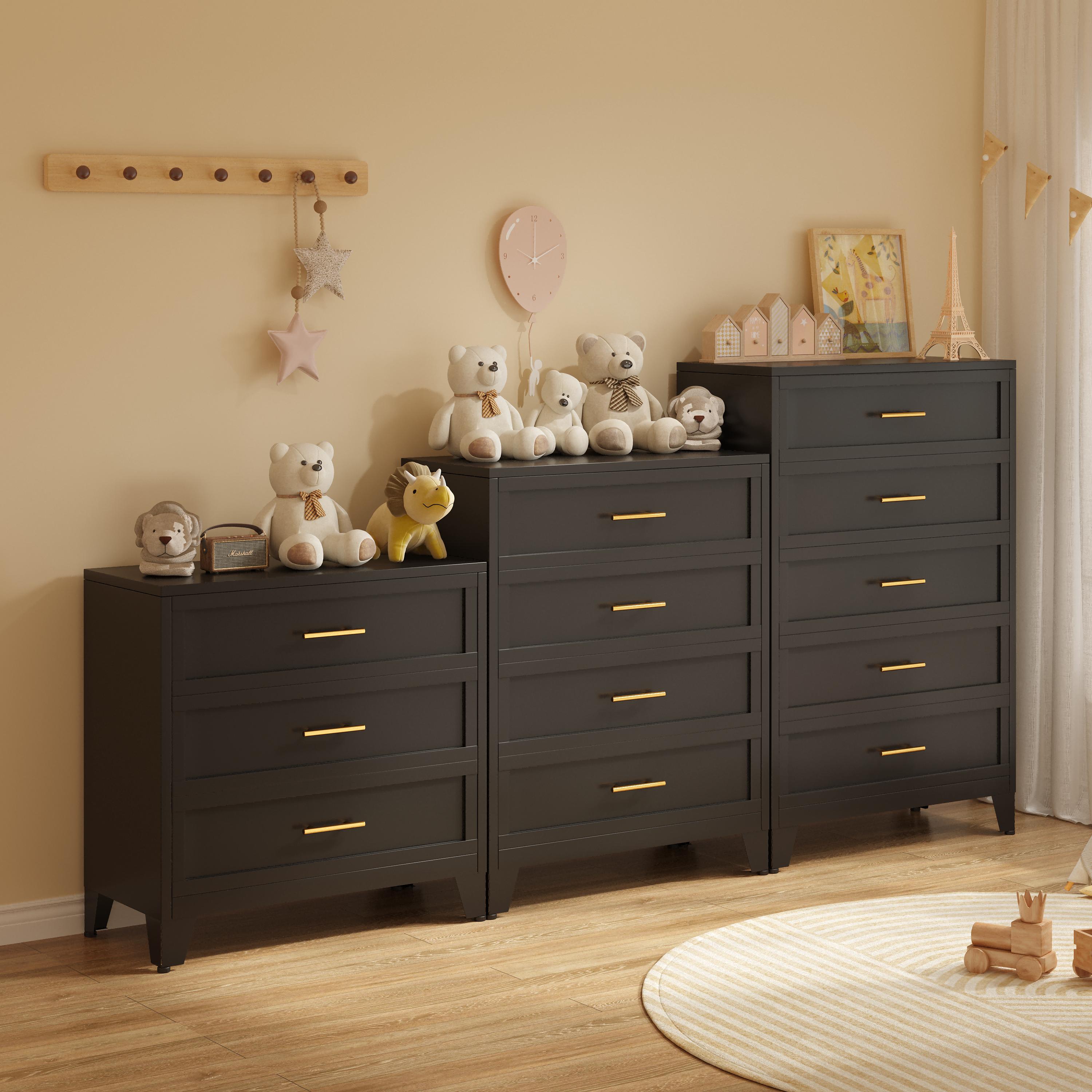 Metal Dresser Chest of Drawers, Filing Cabinet with Drawers for Home Office Collection and Storage Small Size Files furniture mothersdaygift