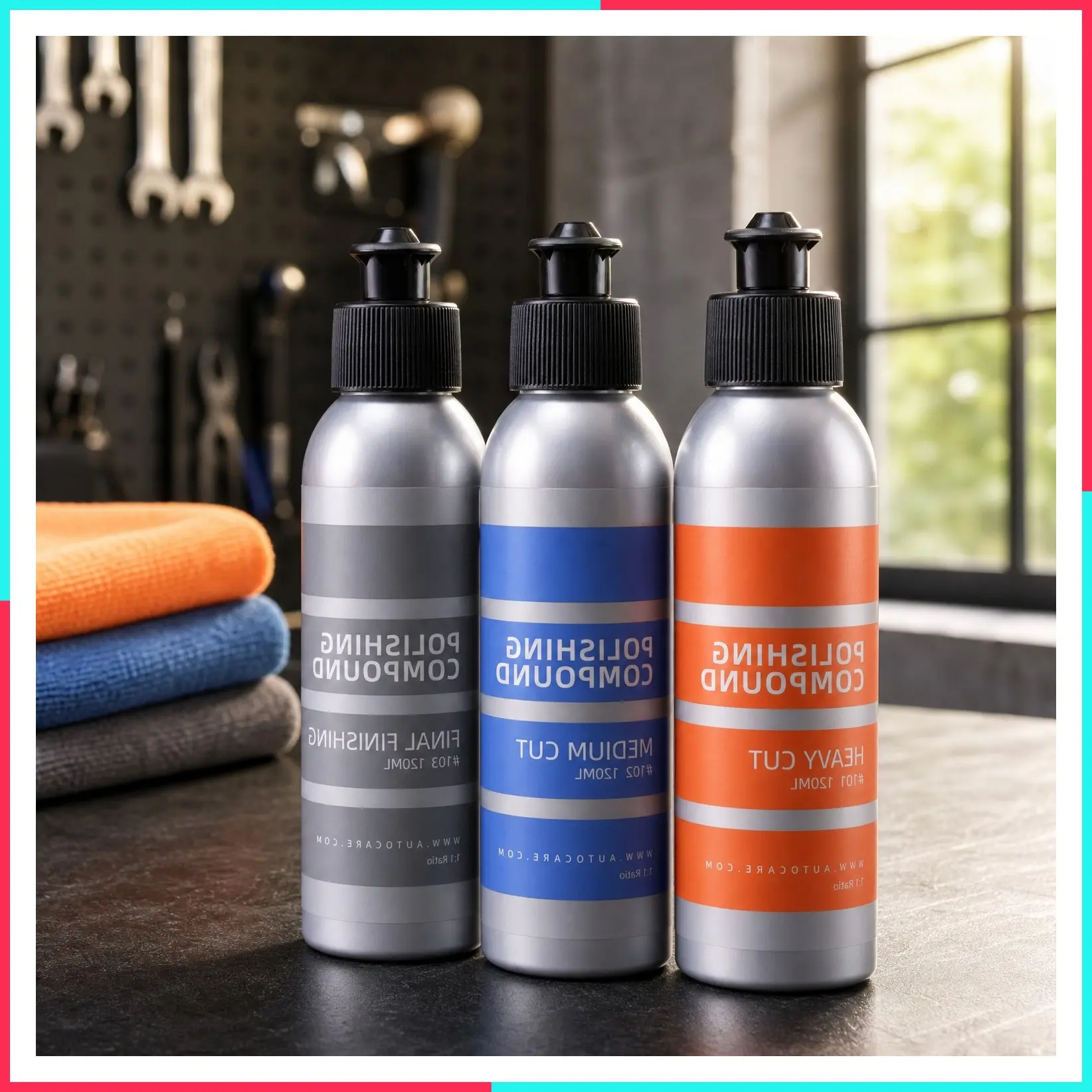 4.06oz (120ml) Car Polishing Compound - Scratch & Swirl Remover, Rubbing Compound & Finishing Polish for Automotive Paint Correction