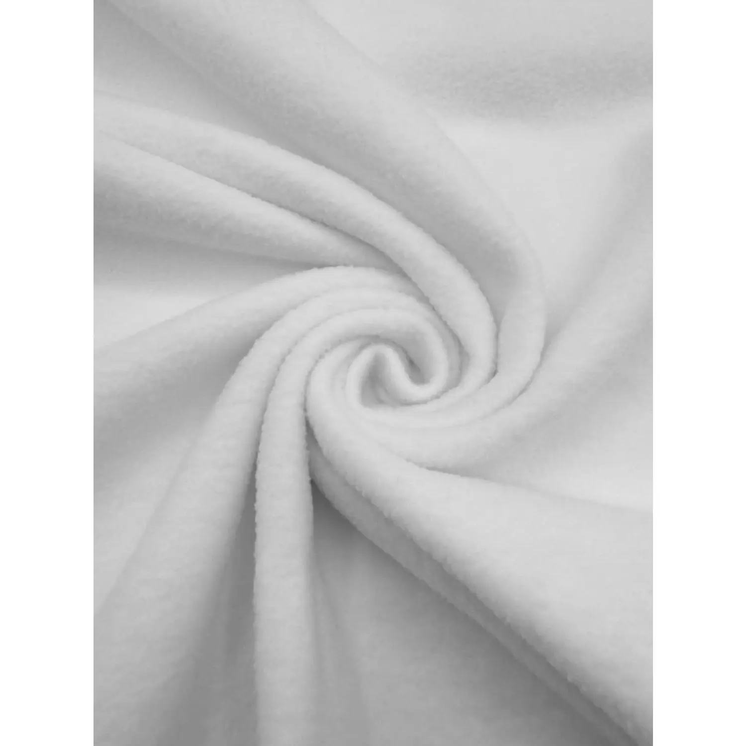 Soft Anti-Pill Polar Fleece Fabric by the Yard – Warm & Cozy Material for Blankets, Clothing, Crafts, Pet Beds & DIY Sewing – 60” Wide, Solid White, 1/2 YardGift