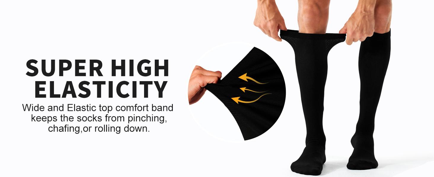 Compression Socks for Women & Men (3 pairs) - Best Support for Nurses, Running, Hiking, Recovery & Flight Socks