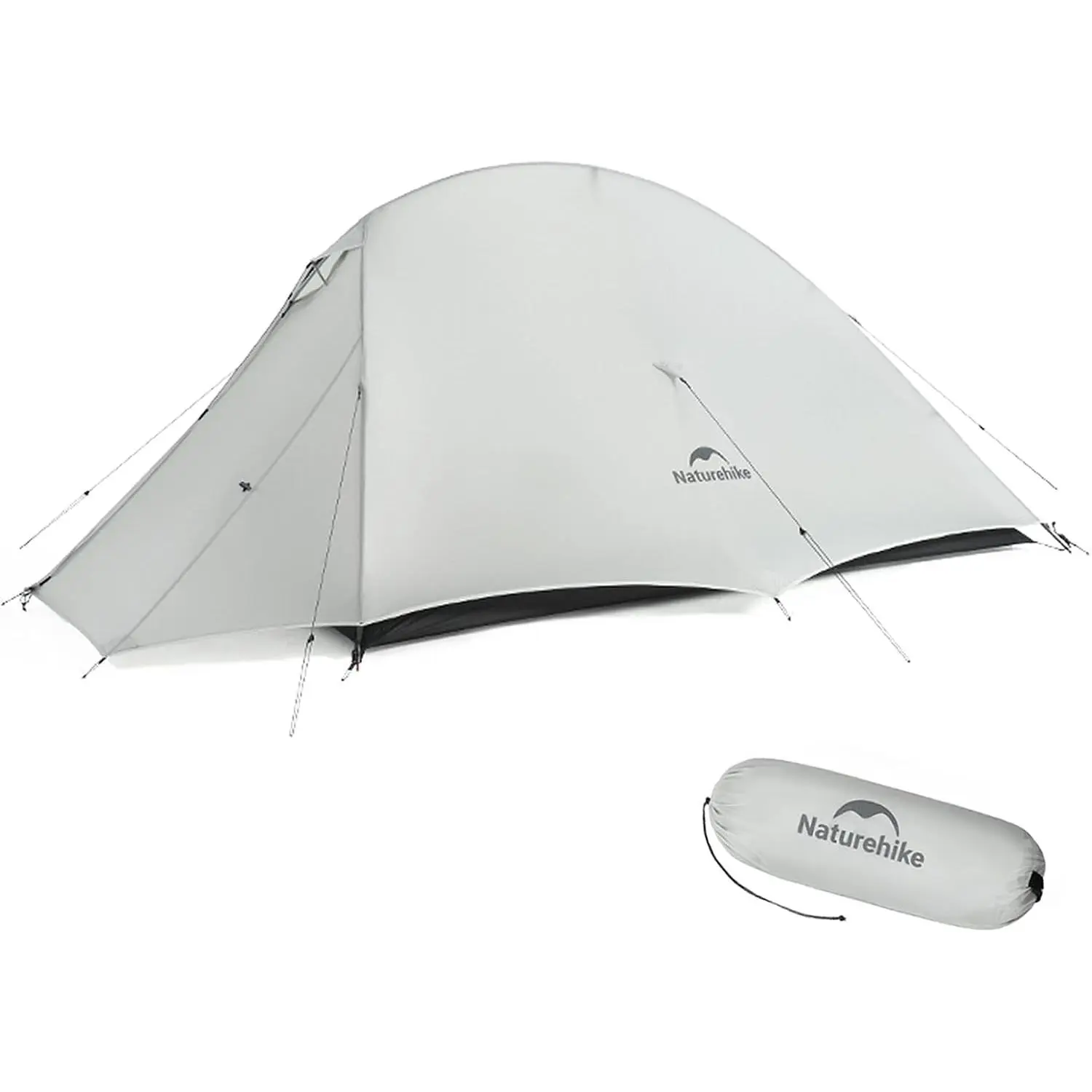 Naturehike Cloud Up UL Camping Tent - 1-2 Person Lightweight Free-Standing Backpacking Shelter, PU1500+ Waterproof Double Layer for Hiking, Cycling