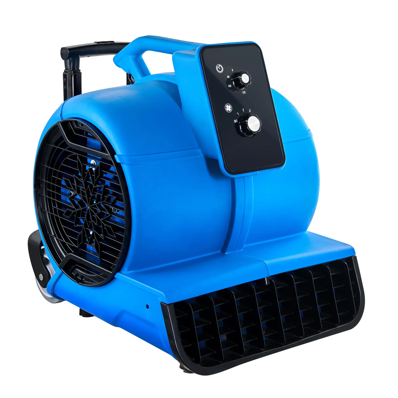 Floor Blower, 1560 RPM 4000 CFM, Air Mover for Drying and Cooling, Portable Carpet Dryer Fan with 3 Blowing Angles, Timer, 3-Speeds Adjustment, for Janitorial, Home, Commercial Use