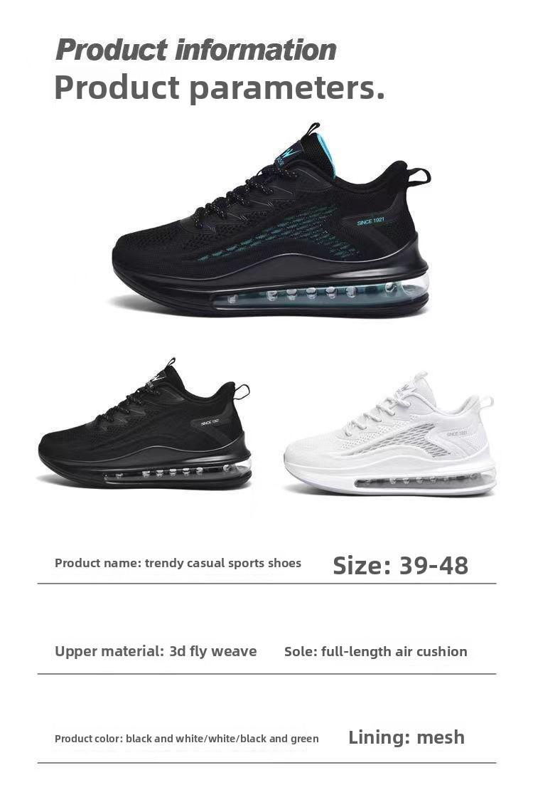 2026 Flyknit Running Shoes for Men, New Spring Model, Shock-Absorbing Air Cushion Sports Shoes, Casual Shoes for Men, Versatile