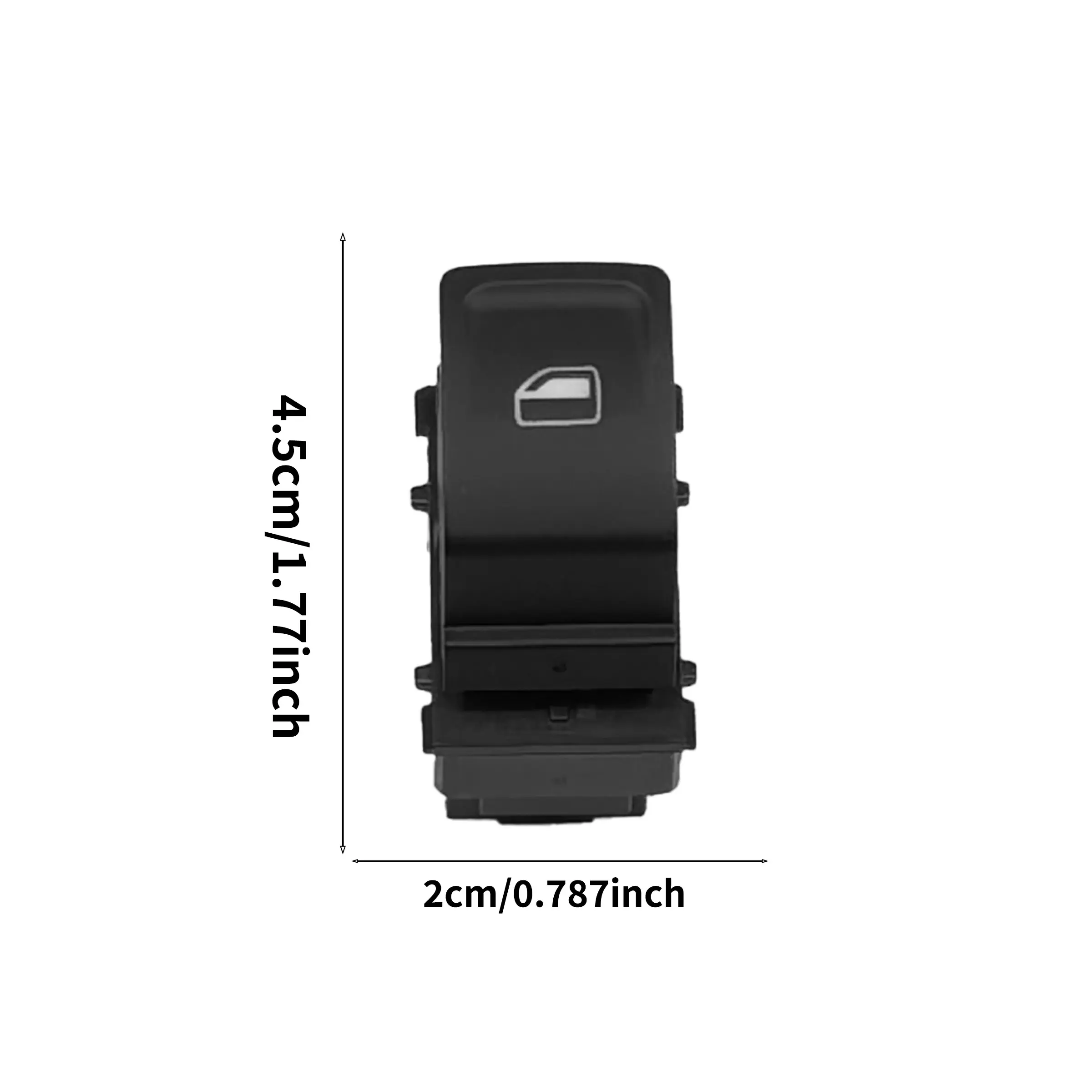 Volkswagen Jetta Glass Lift Switch Assembly, Replacement Part for 2014-2018 Models, Durable Design, Easy Installation, No Battery Included