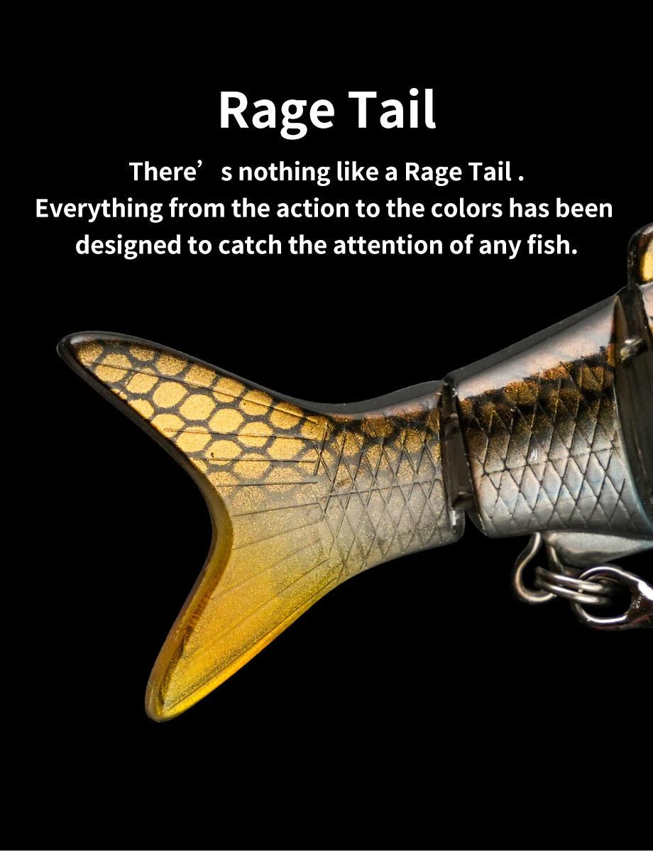 New cross-border model 9cm/12g sinking multi-section artificial fish bait for bass, snakehead, blackfish, military fish, multi-section minnow