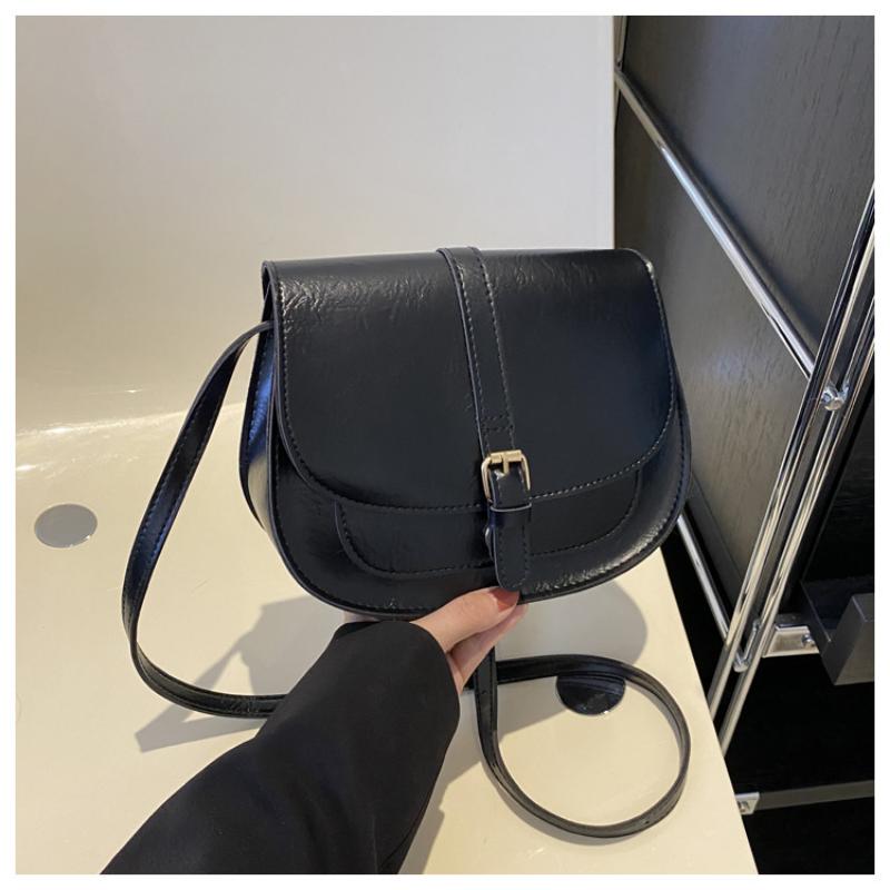 Today's Popular Bags, Simple Crossbody Bag, Casual Shoulder Underarm Saddle Bag