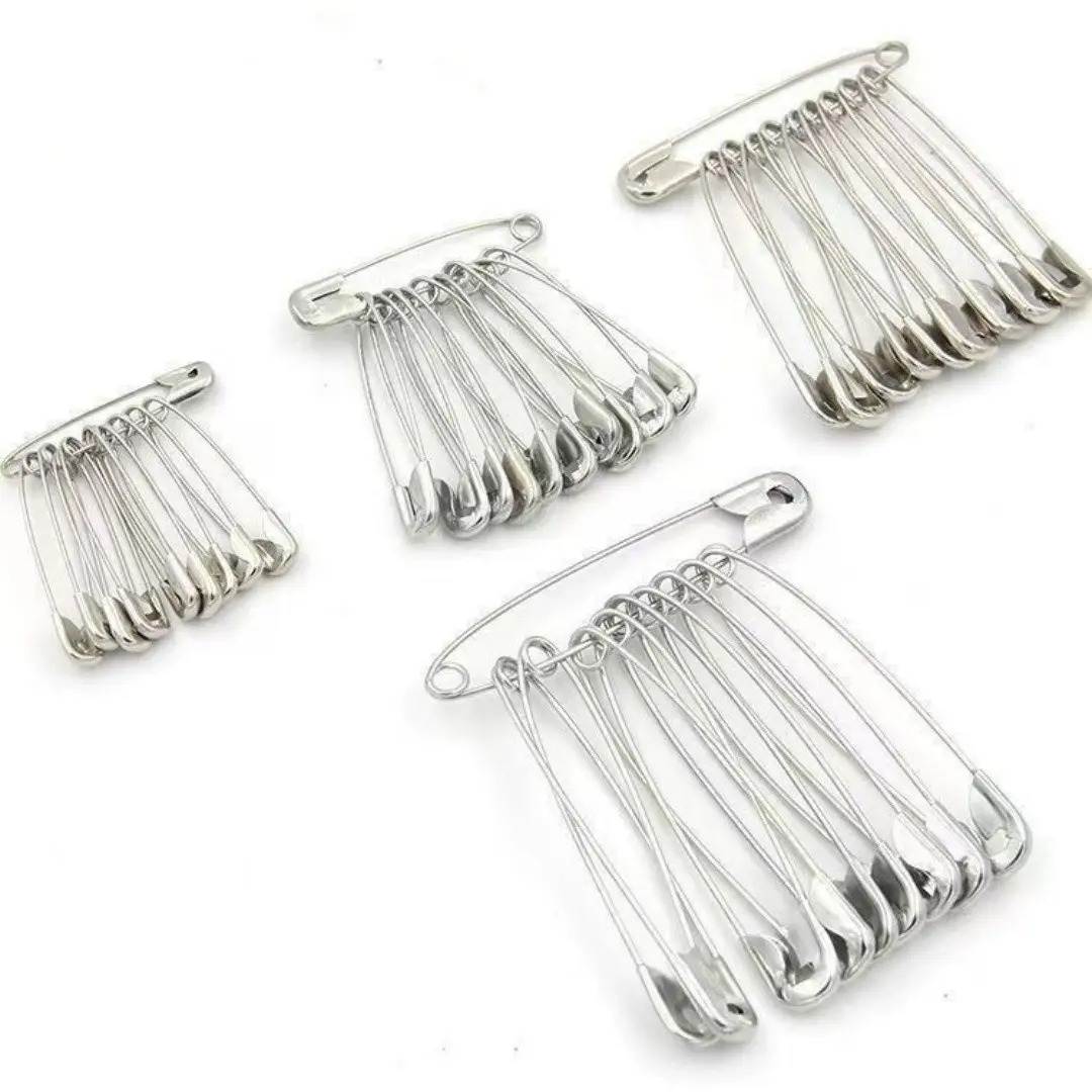 50pcs safety pins (size 2.8cm/1.1in-3.2cm/1.26in), rust resistant and durable, Crafting Sewing Tools, Sewing Accessories And Supplies, Sewing Products, suitable for DIY crafts, jewelry making, fashion accessories, fabric edges, clothing labels