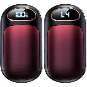 Electric Hand Warmers Rechargeable 2 Pack, 4 Levels Fast Heat, Reusable Hand Warmers with LED Display, Portable Magnetic Pocket Heater, Gifts  Christmas, Men, Women, Raynauds, Hunting, Golf
