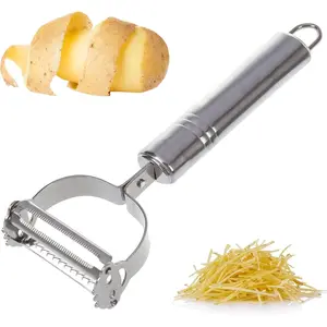 Vegetable Peeler, Multifunction Potato Peelers Stainless Steel Julienne Peeler  Carrots Potatoes Cucumber Squash Melons Fruit
