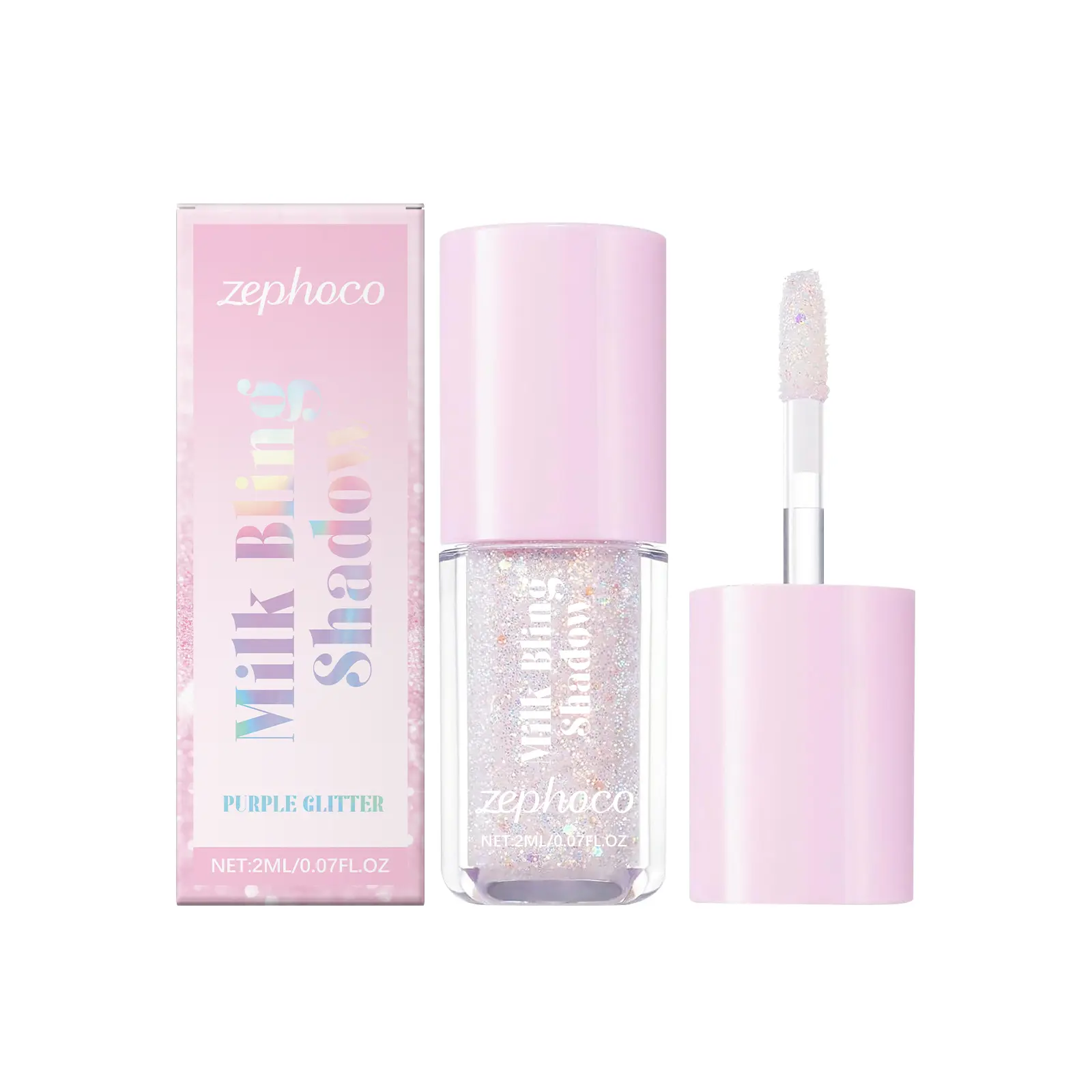 Trending Glitter Liquid Eyeshadow Zephoco Multi Shade Collection, Ultra Shiny Brightening Highlighter, Smudge Proof Long Stay, Daily Glam & Festival Party Eye Cosmetic