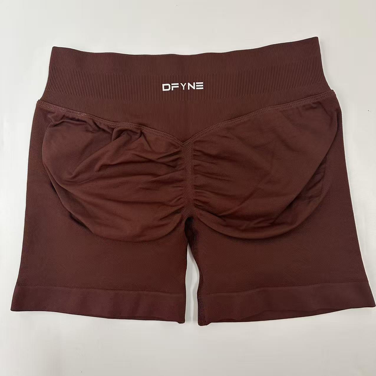 Dfyne Impact Women's Yoga Shorts, Tighten the Buttocks, High-Waist Stretch, Suitable for Exercise and Fitness, As Well as Outdoor Cycling.
