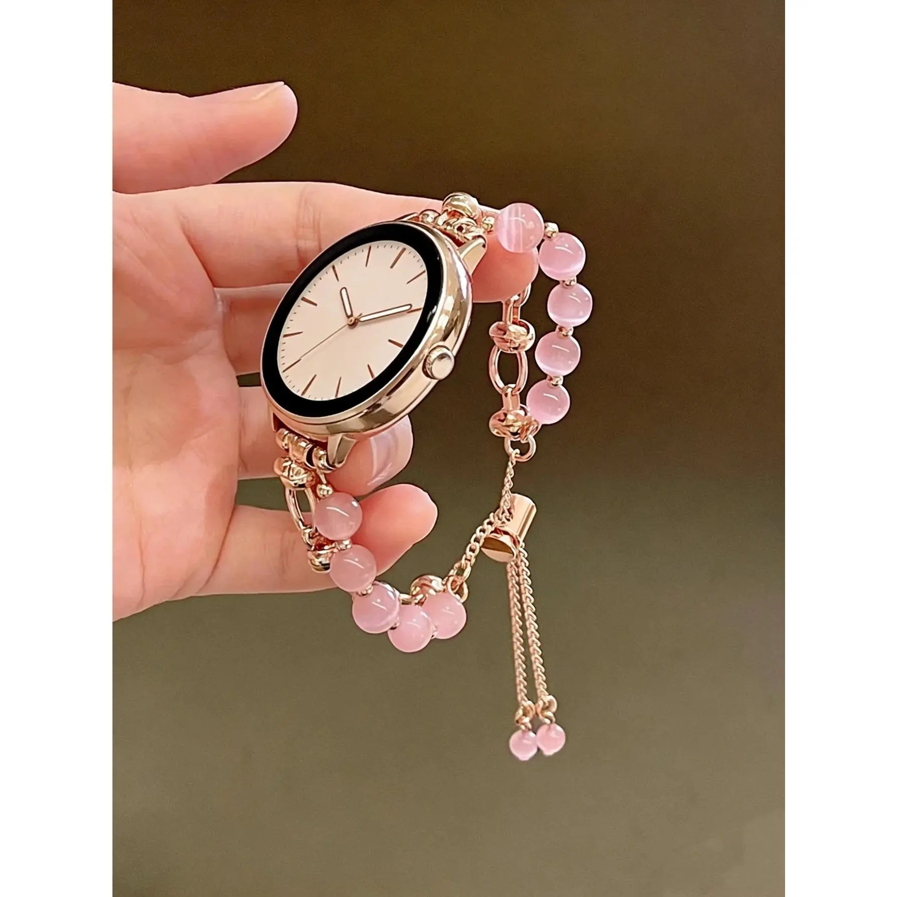 Metal Fragrance Chain Link Single Band Accessories - Multi-Size 18mm,20 - 22Mm Universal Fit Wearable for Samsung Galaxy Watch 7 FE,5 Pro,4,6 (40/44mm)