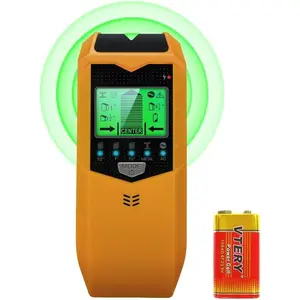Stud Finder Wall Scanner, 5 in 1 Stud Detector with  LCD Display for Center and  of  Metal AC Wire