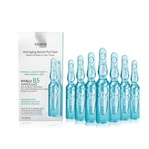 Anti-Wrinkle Ampoule Serum, Skin Firming Essence for Anti-Aging & Fine Line Reduction Epidermal Repair Rescue 3-in-1 vgo skincare set-black