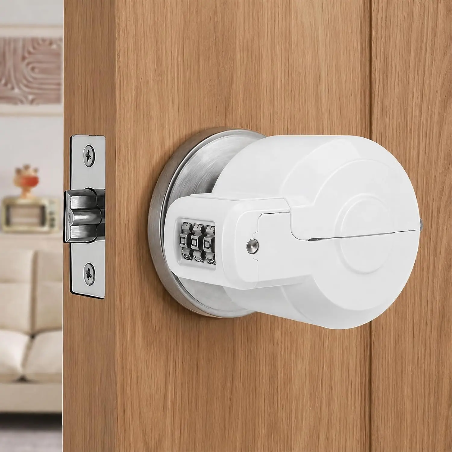 Door Knob Safety Cover Lock  Proof Door Knob Lockout Device Cover