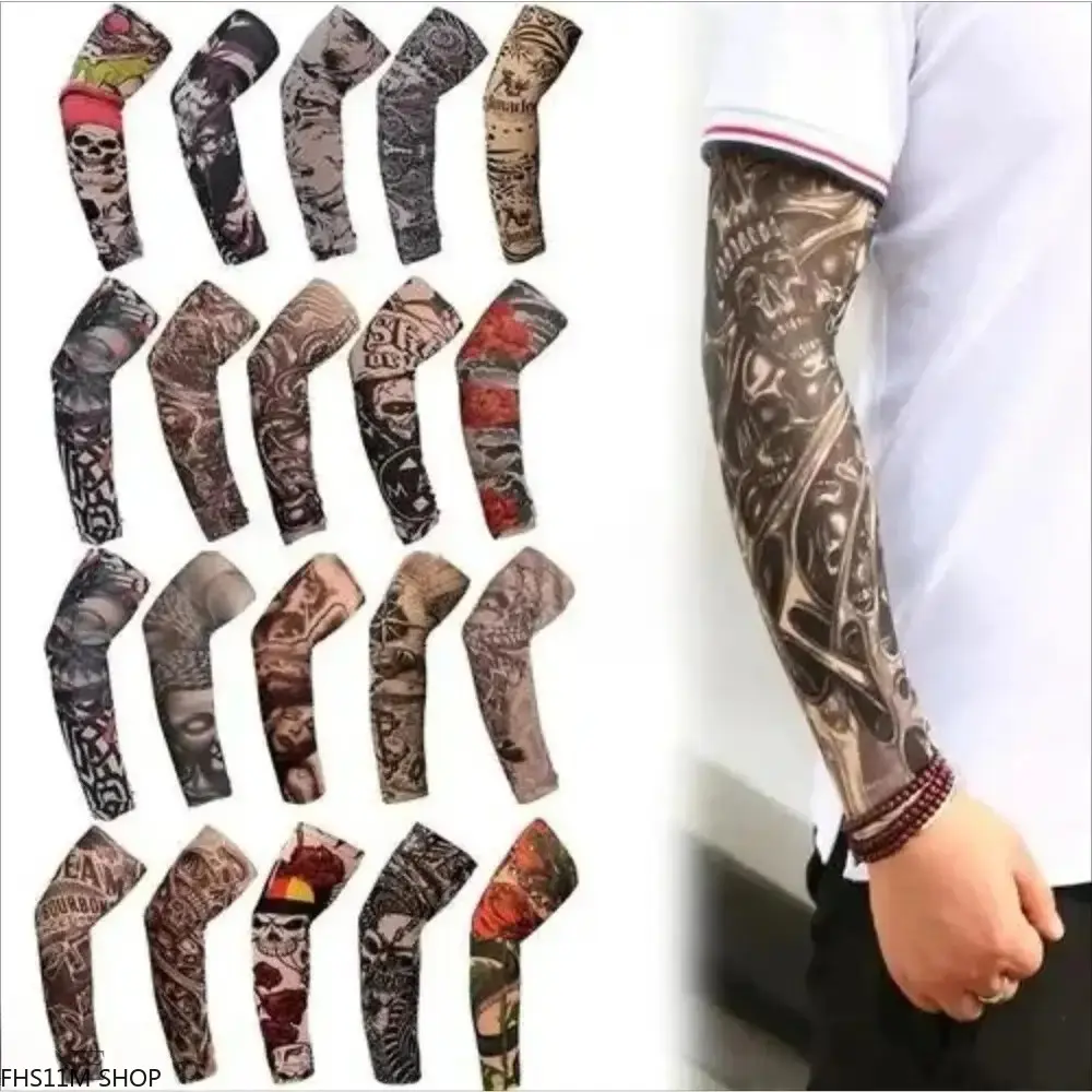 6-Pack Cooling Arm Sleeves with UV Sun Protection - Breathable Compression Sports Arm Covers for Men & Women
