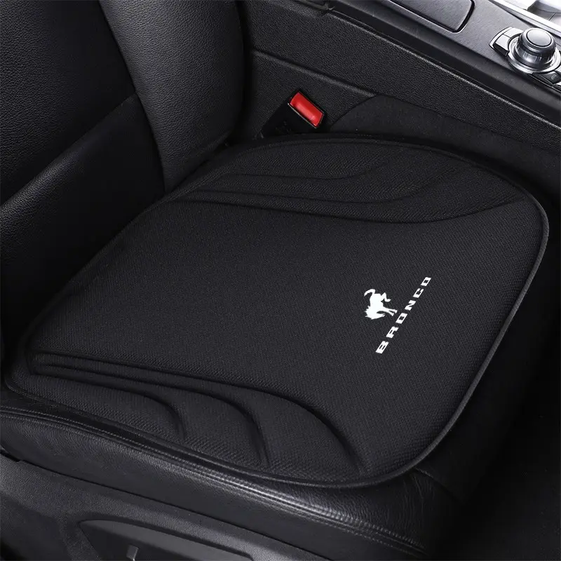 Nappa Leather Car Headrest Neck Support Seat Pillow, Protects Neck for Ford Bronco Models, Comfortable Automotive Car Accessory for Long Drives