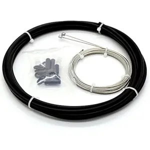 Road Mountain Bike Bicycle Cycling Shifter Cable Housing Kit, includes 2 x 1.8m Shift Cables 1 x 3m 4mm Shift Housing 8 ferrules 12 x Cable end caps