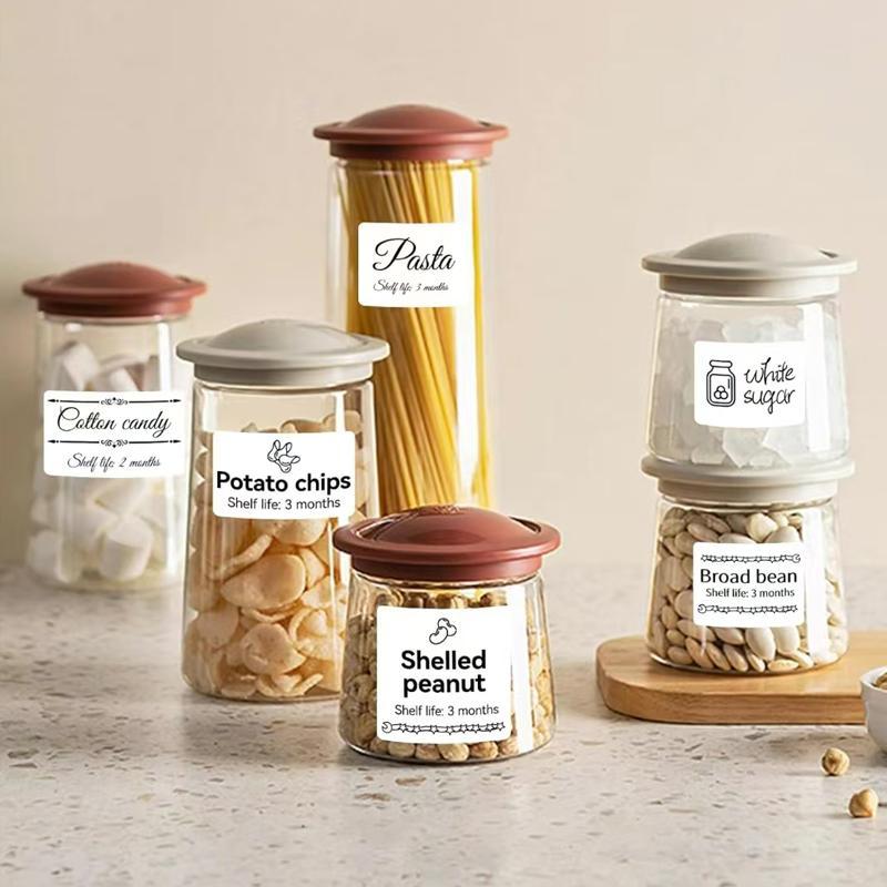 Thermal Label Paper, 6 Rolls Waterproof & Oil-proof Label Sticker, Label Paper for Phomemo M110 Label Printer, Office Stationery & Supplies for Indoor & Outdoor