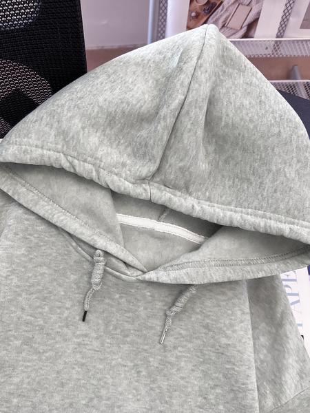 Women's Solid Color Drawstring Pocket Hoodie, Casual Long Sleeve Hooded Sweatshirt for Fall & Winter, Women's Clothes for Daily Wear