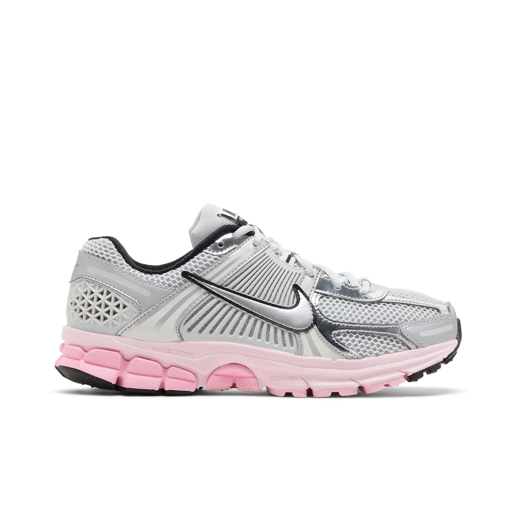 Nike Womens Air Zoom Vomero 5 'Photon Dust Pink Foam' (women's sizes) Metallic Silver/Pure Platinum/Pink Foam/Platinum Tint/Black running shoes HF1877 001