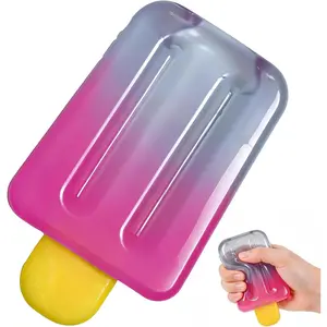 Ice Cream Squeeze Squishy,Summer Sensory Stress Relief Squeeze Squishy,Soft Sensory Fidget Toy for Stress & Anxiety Relief,Birthday Gift & Classroom Rewards
