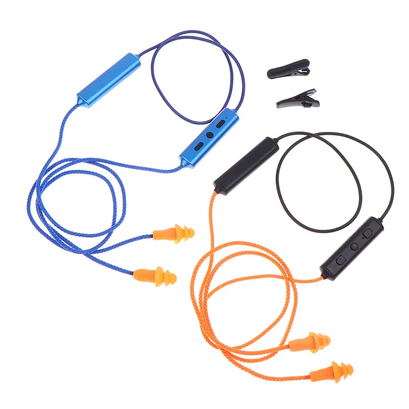 Metal Wired Bluetooth Earplug Headphone with Noise suppression Cancellation, MP3 Card Support, Smart Voice Assistant, Long Playtime & Comfortable Fit for Work Use hifi stereo earbuds