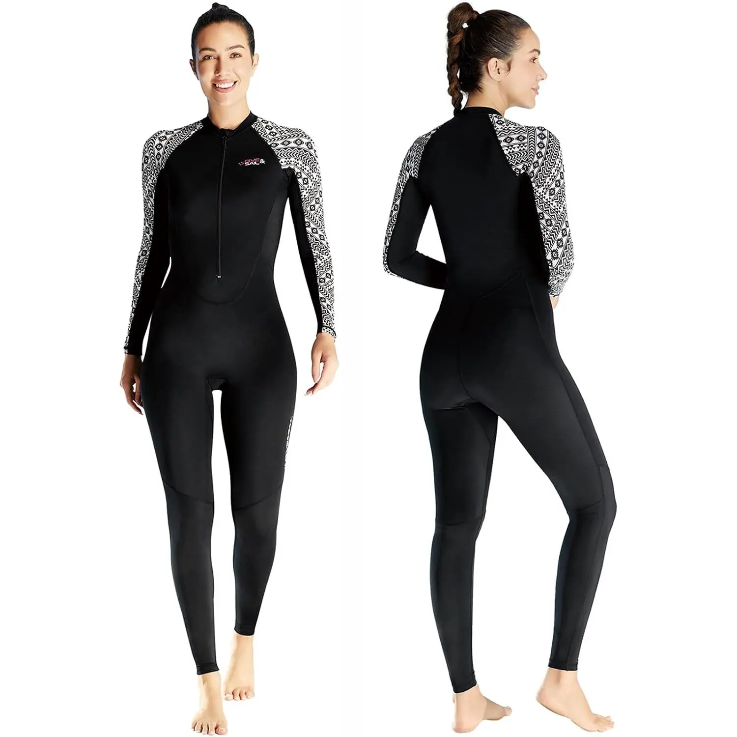Dive  Swimsuit Full  Rash Guard for Men Women, Thin Wet Suit Scuba  UV Protection Long Sleeve