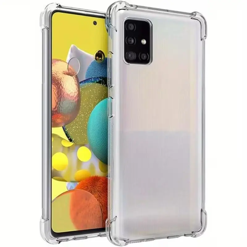 Phone Case for Samsung Galaxy A51, A70, A71 - Ultra-Thin Transparent Protective Cover