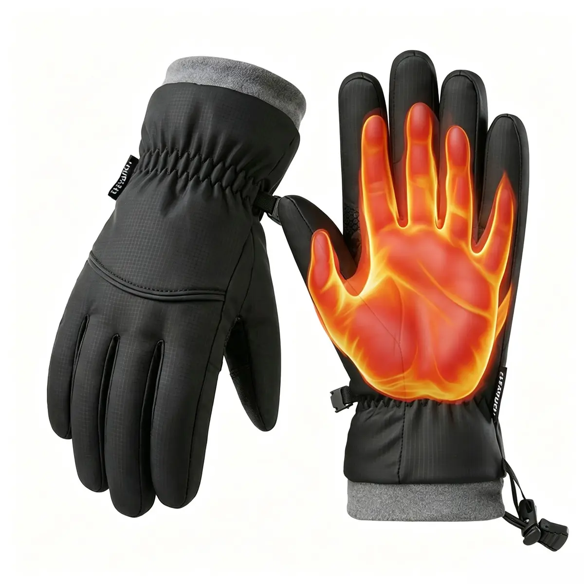 2026 Upgraded Thick Fleece Winter Cycling Gloves, -20℉ Windproof Thermal Touchscreen Ski Gloves, Anti-Slip for Men Women