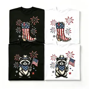2026 Summer Women's Breathable Top, Stars and Stripes and Southern Night T-Shirt, Holiday Gift