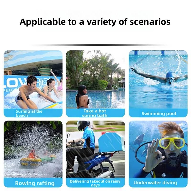 Mobile phone waterproof bag High transparency waterproof touchscreen airbag waterproof case Rafting swimming hot spring sealed mobile phone protective case