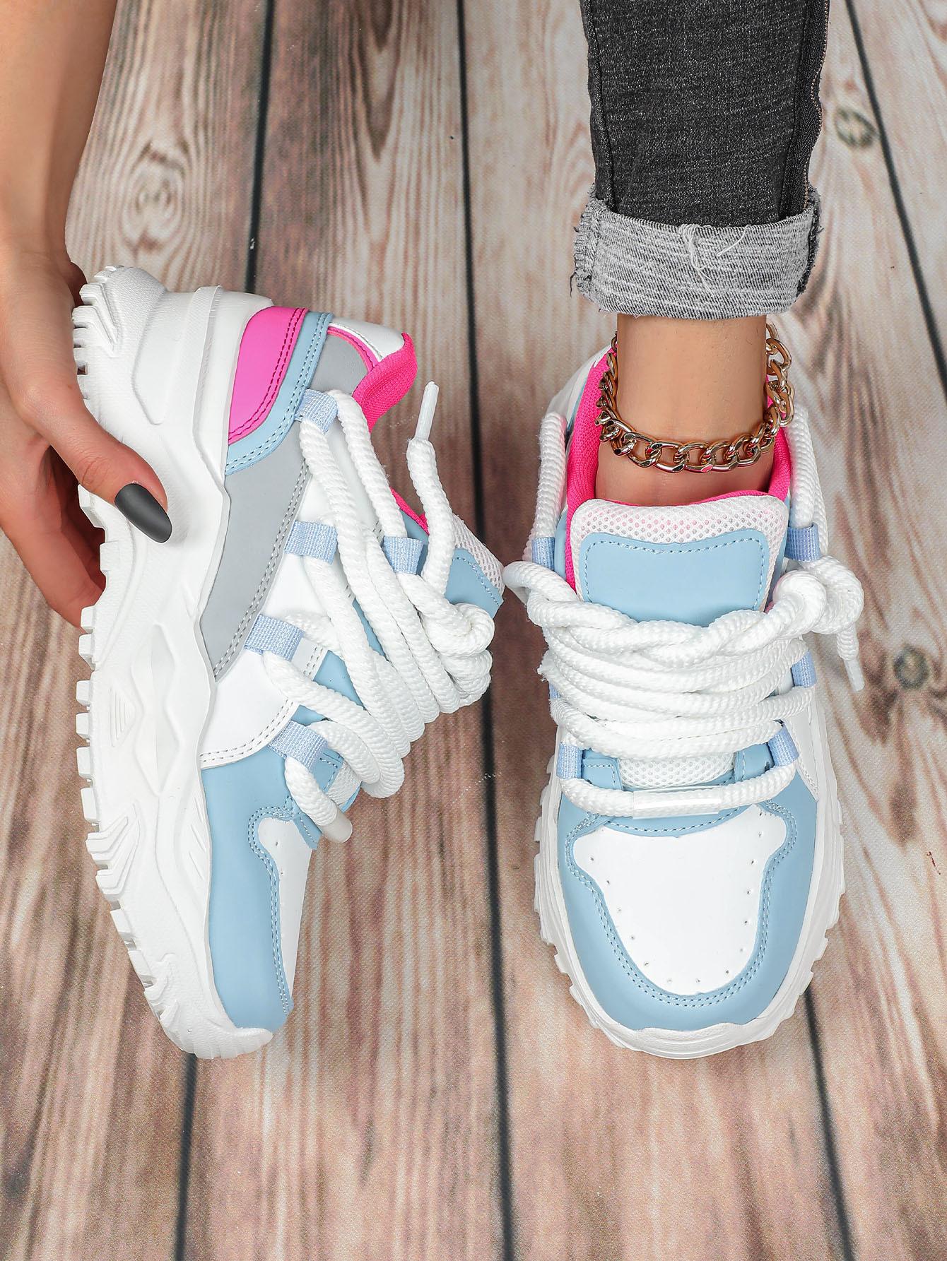 2026 trendy thick-soled fashion casual outdoor dad shoes, couple's versatile sports shoes, soft-soled comfortable student school shoes