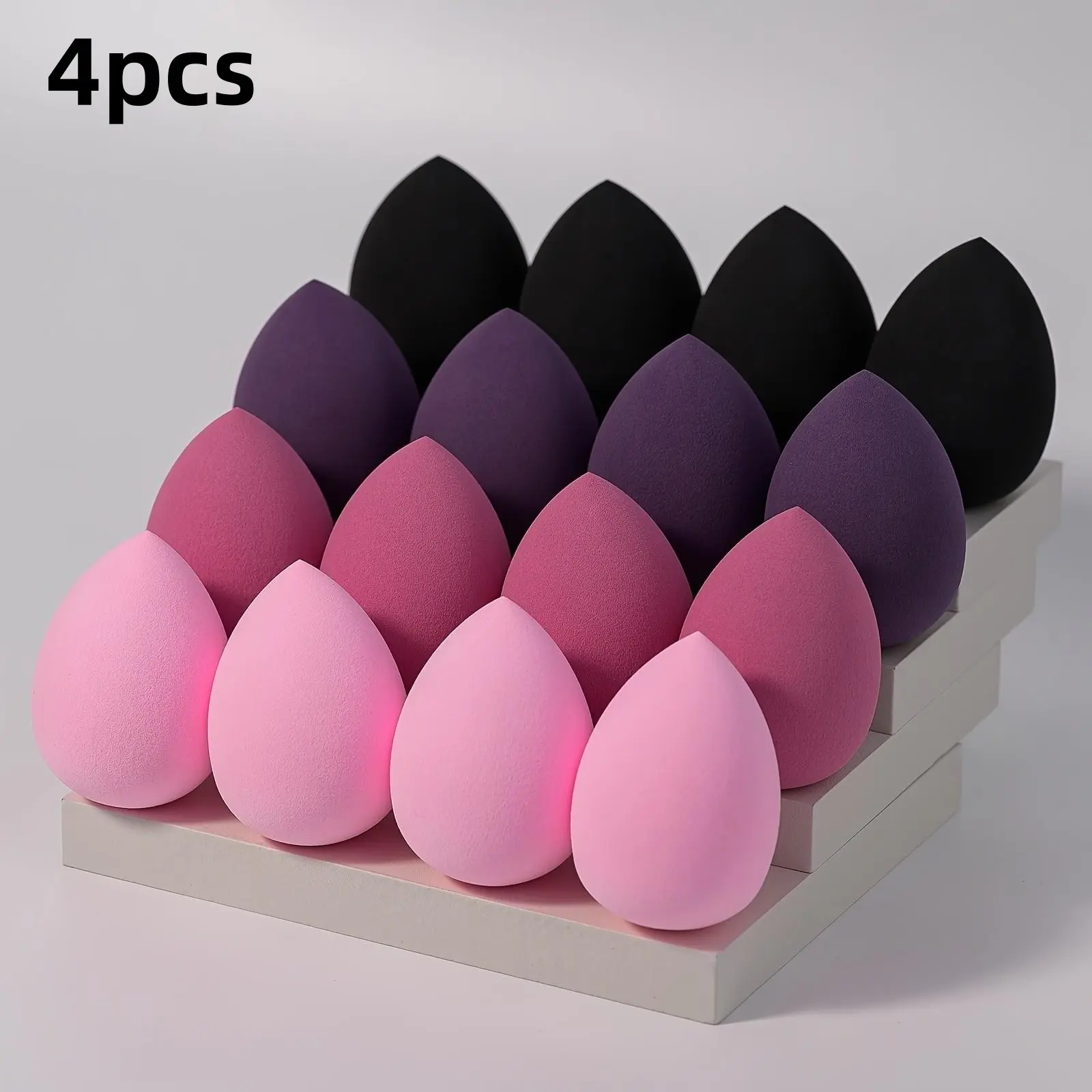 Ultra Soft Makeup Sponge, Professional Beauty Egg, Blending Beauty Sponge, Ideal for Foundation and Bb Cream, Waterdrop Design, Perfect for Smooth Application