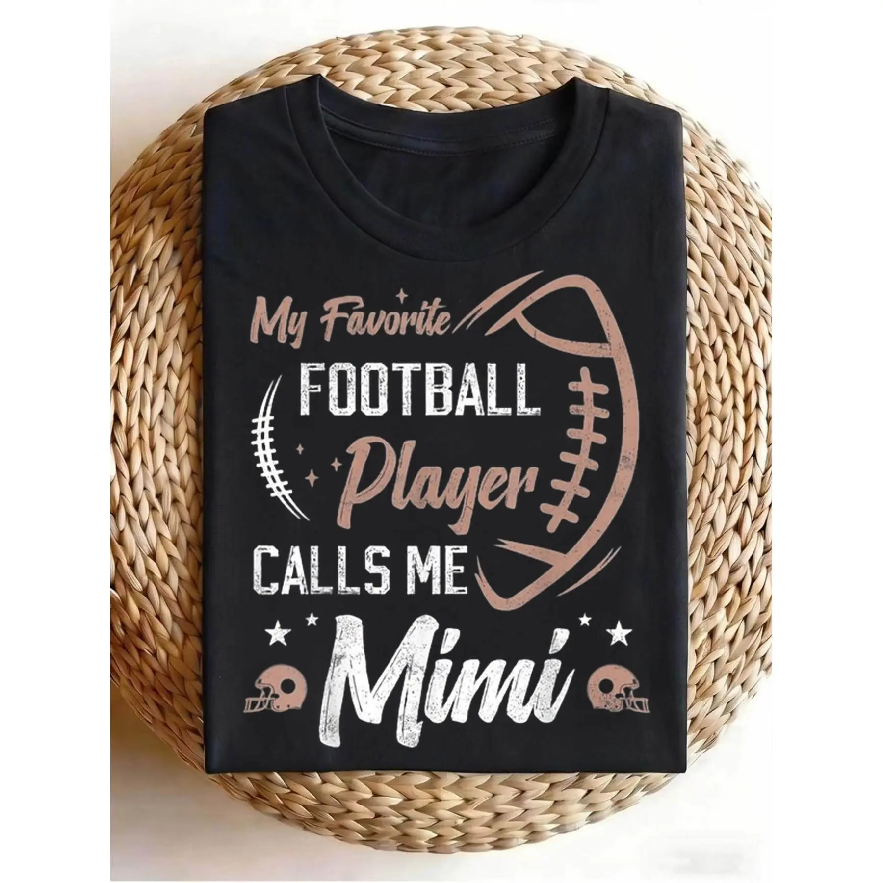 Funny Vintage Graphic Men'S T-Shirt 1pc Funny Mimi Football Player T-Shirt for Men - Humorous Mimi Soccer Casual Round Neck Tee S-5XL Sizes Suitable for Birthday Gifts Apparel Casual Attire Machine Washable Male Clothing