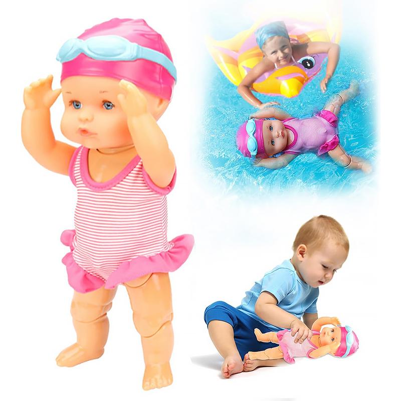 Swimming Doll with Movable Joint and Detachable Suit Swimmer Doll Kids Bathroom Bath Toy for Girls Birthday Gift for Kids Swimming Doll with Movable Joint and Detachable Suit Swimmer Doll Kids Bathroom Bath Toy for Girls Birthday Gift for Kids