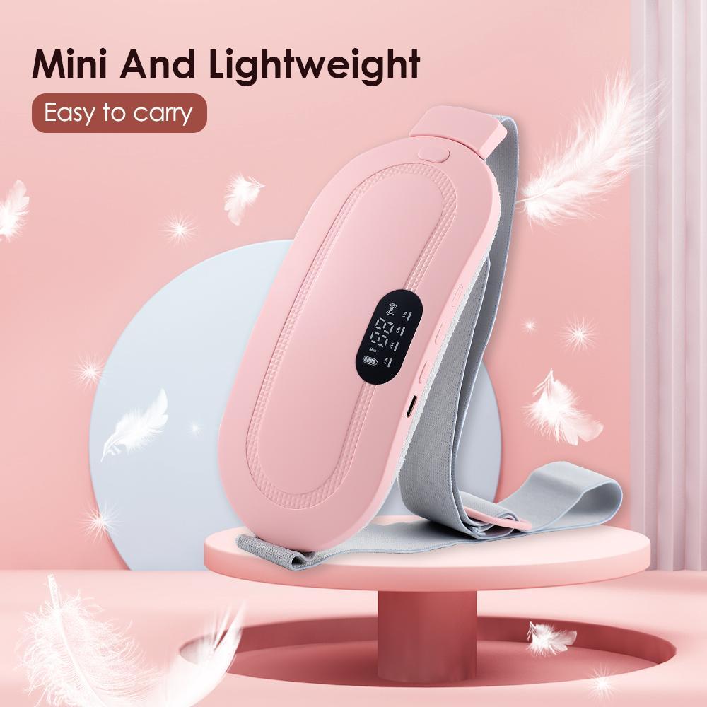 1pc Heating Waist Belt For Menstrual Cramps Relief, Portable Cordless Heating Pad For Stomach, 3-Speed Temperature Adjustment And 4-Speed Massage Modes, Back And Belly Heating Pad For Women #TOP PICKS