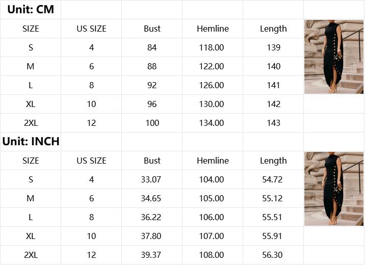 Loose Sleeveless Solid Color Split-side Shawl Collar Maxi Dresses Summer Black