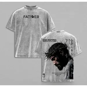 Valentine's Day Shirt, Father, Forgive Them, Vintage Jesus Christian Oversized T-shirt/Vest/Hoodie, God-Inspired Faith Pattern T-shirt, Religious Streetwear, Gospel Worship Shirt, Believer Gift, Father's Day Gift