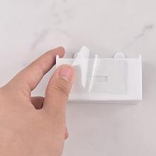 SICANDAENHK Keep your shower drain clog-free with this white wall-mounted shower hair catcher!Reusable, flexible hair collector traps hair effectively without blocking water flow, easy to install on smooth walls, simple to clean and reuse