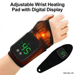Light Heat Therapy + Massage 2-In-1 Wrist Therapeutic Device, Heated Wrap, Adjustable Heating, Rechargeable Wireless Cordless Design, Relaxation Aid, Relieves Arthritis/wrist Pain, Suitable for Long-Term Hand Users, Brace for Wrist to Woman Man and Elder