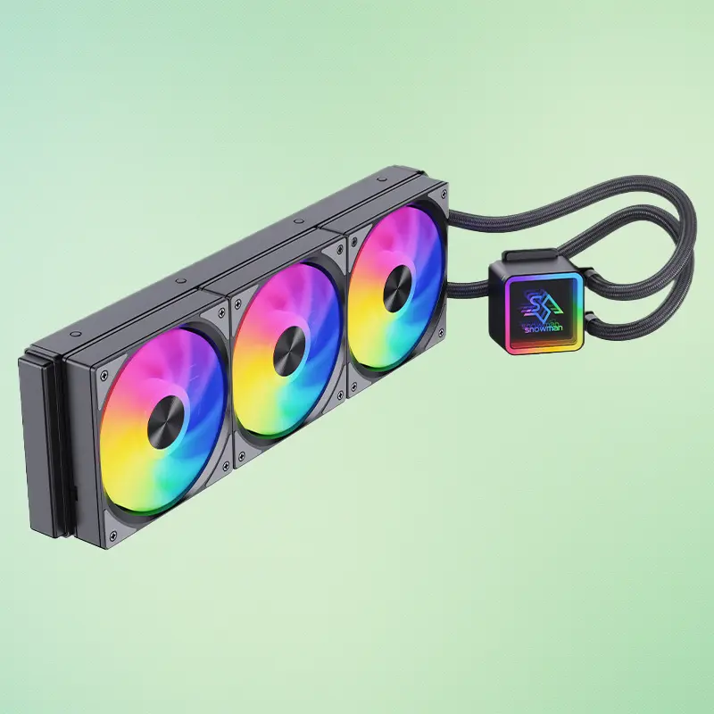 Ks120 240 360 All In One Cpu Liquid Cooler Pwm Cooling Fan Compatible With Lga1700 X99 And Amd Series Desktop Processors