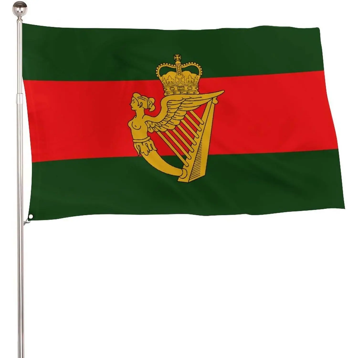 Ulster Defence Regiment Single Flag, 5x3 Ft 115D Series Lightweight 115D Polyester Banners, Display Banner with 2 Metal Eyelets