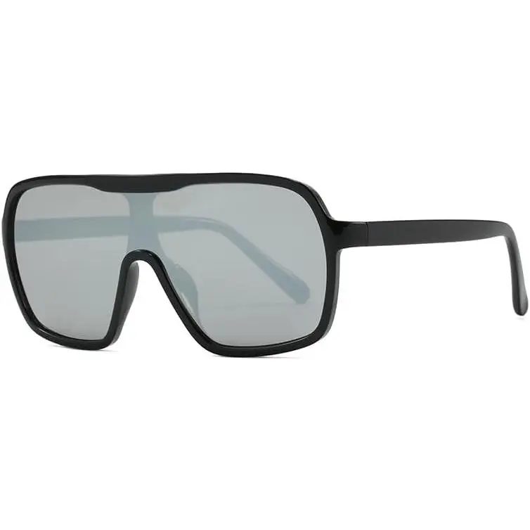 Aviator Sunglasses for Men & Women - Trendy Flat Top Frame with UV Protection & Mirror Lens Options