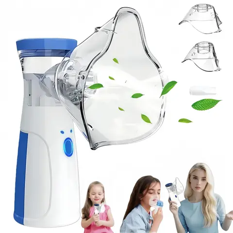 Portable Handheld Nebulizer, USB Rechargeable Mist Maker, Electric Atomizer for Breathing Issues, Suitable for Adults & Kids, Ideal for Home & Travel, Ideal Gift, Portable Nebulizer Machine