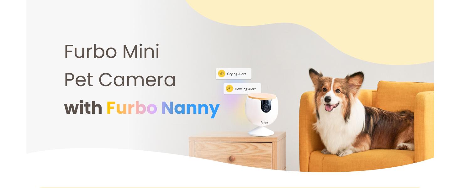 Mini Pet Camera [Subscription Required] Unlock Camera w/Paid Plan: Home Security with Dog & Cat Safety Alerts, 2-Way Audio, Mountable Smart Cam w/Phone App (Low Risk, 3mo Min. Cancel Anytime)