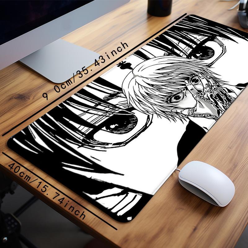 Anime Character Pattern Mouse Pad, Rectangle Gaming Mouse Pad, Non-Slip Mousepad, Office Desk Keyboard Mouse Mat for Home Office Game Room Desk, Gaming Desk Accessory