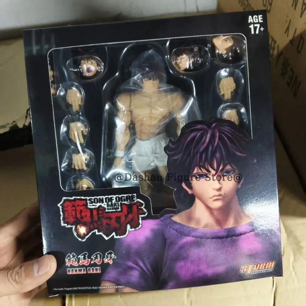 ST Baki Hanma Action Figure Katsumi Son Of THE Ogre Figures Yujiro Yamazaki's Oni Back Figurine Model Toys Ko Collection Doll