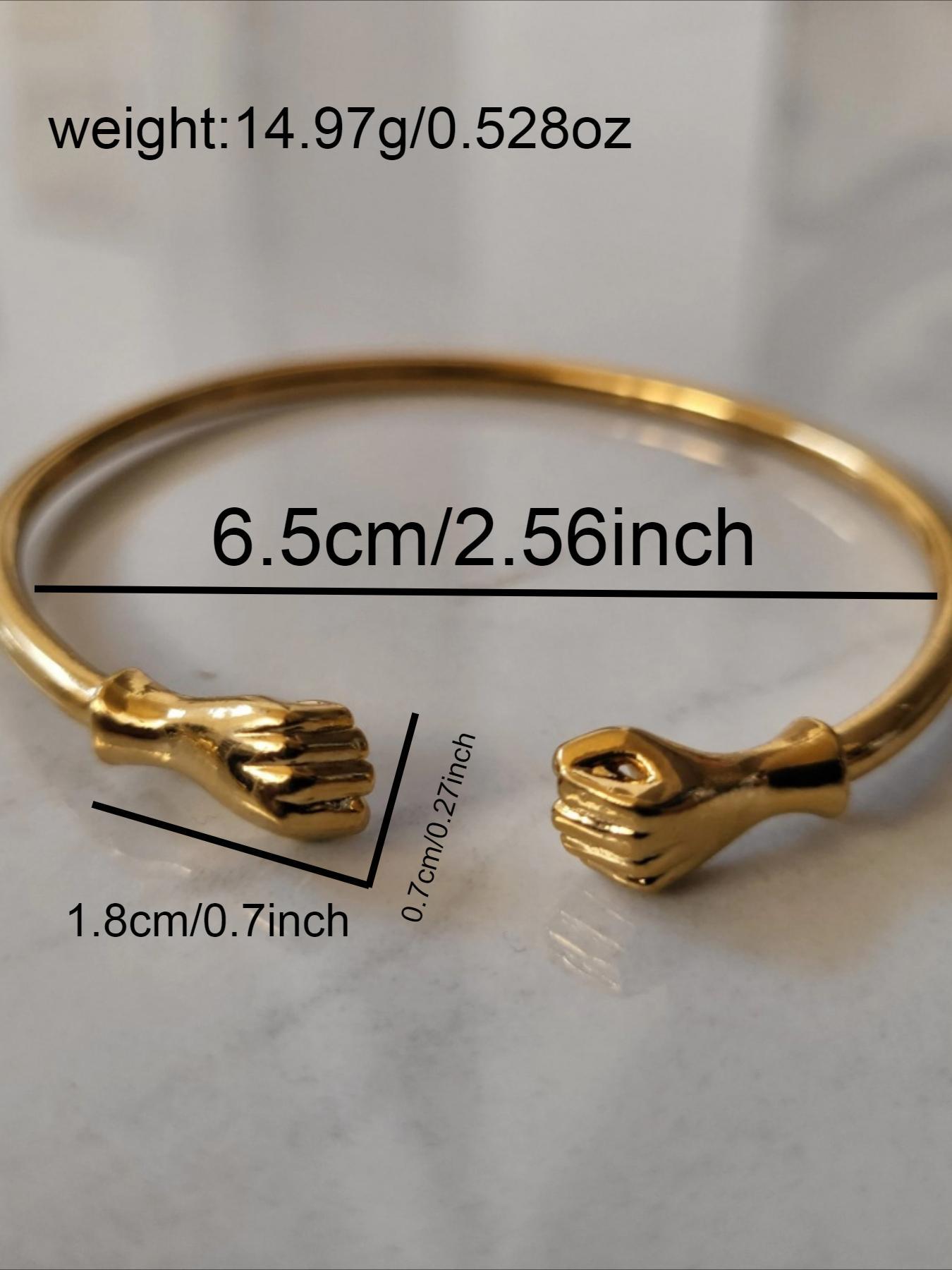 Fist Design Bangle, Fashionable Bangles, Fashionable Stackable Bracelets for Women & Girls, Boho Style Jewelry for Party, Daily Clothing Decor, Trendy Exquisite Jewelry for Gift