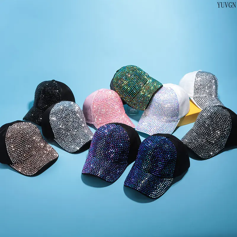Iridescent Sequin Patch Baseball Cap with Sparkle Effect, Adjustable Size & Curved Brim for Casual Party Unisex Wear, Bling Decor, Everyday, Party Casual